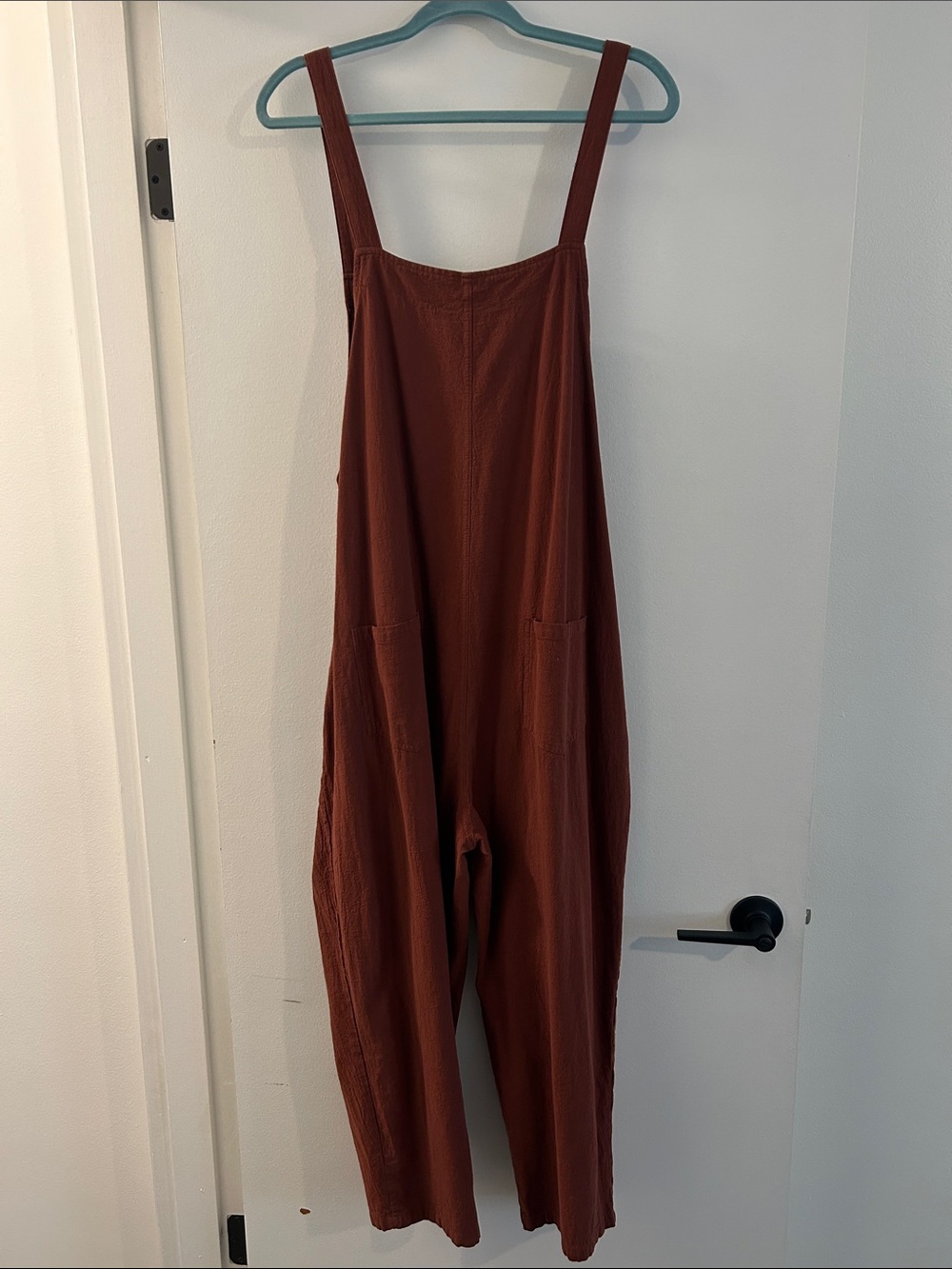▪️ZANZEA▪️Rust Brown Women's Wide-Leg Jumpsuit